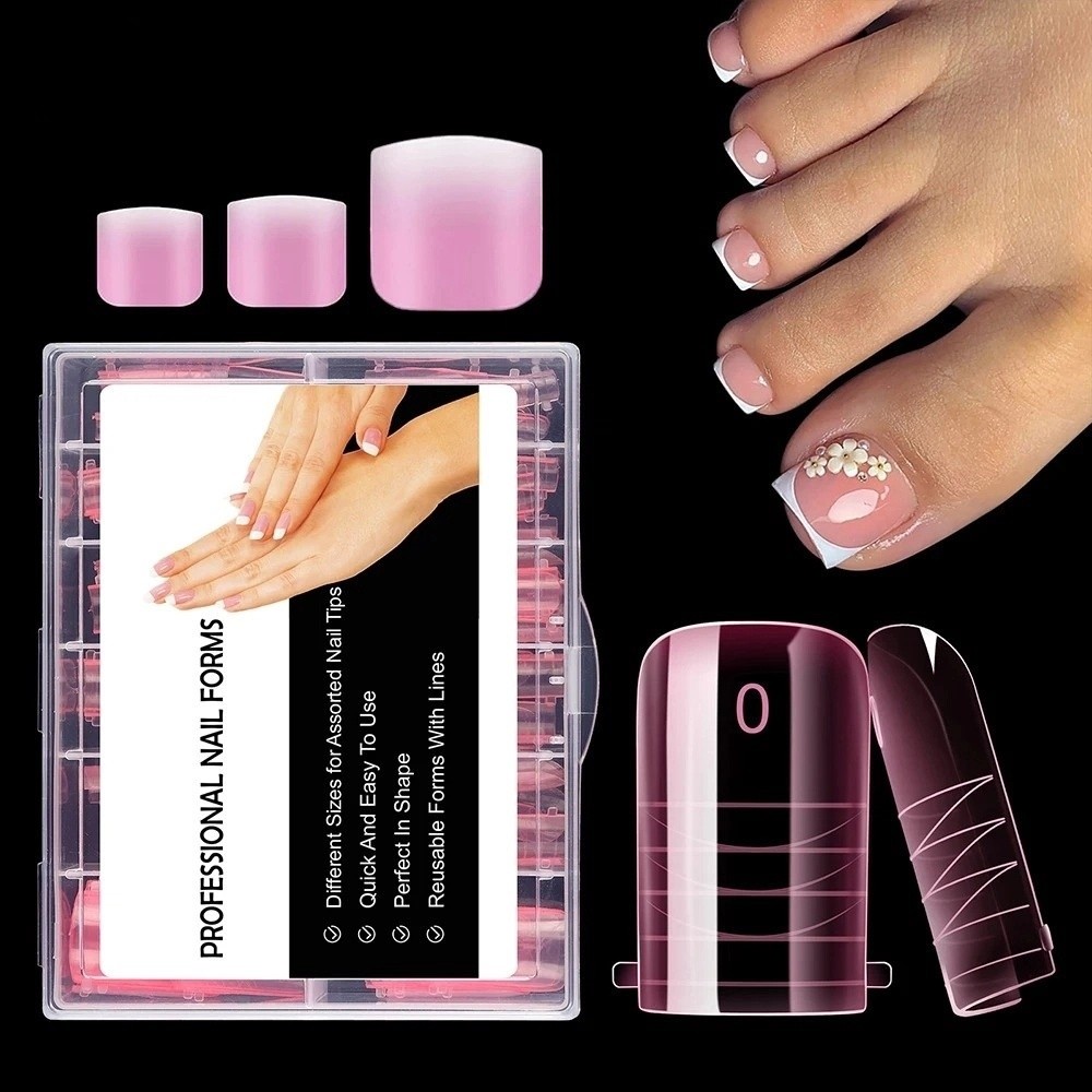 Nail Extension Form - 120pcs New Dual Forms Toe Nail