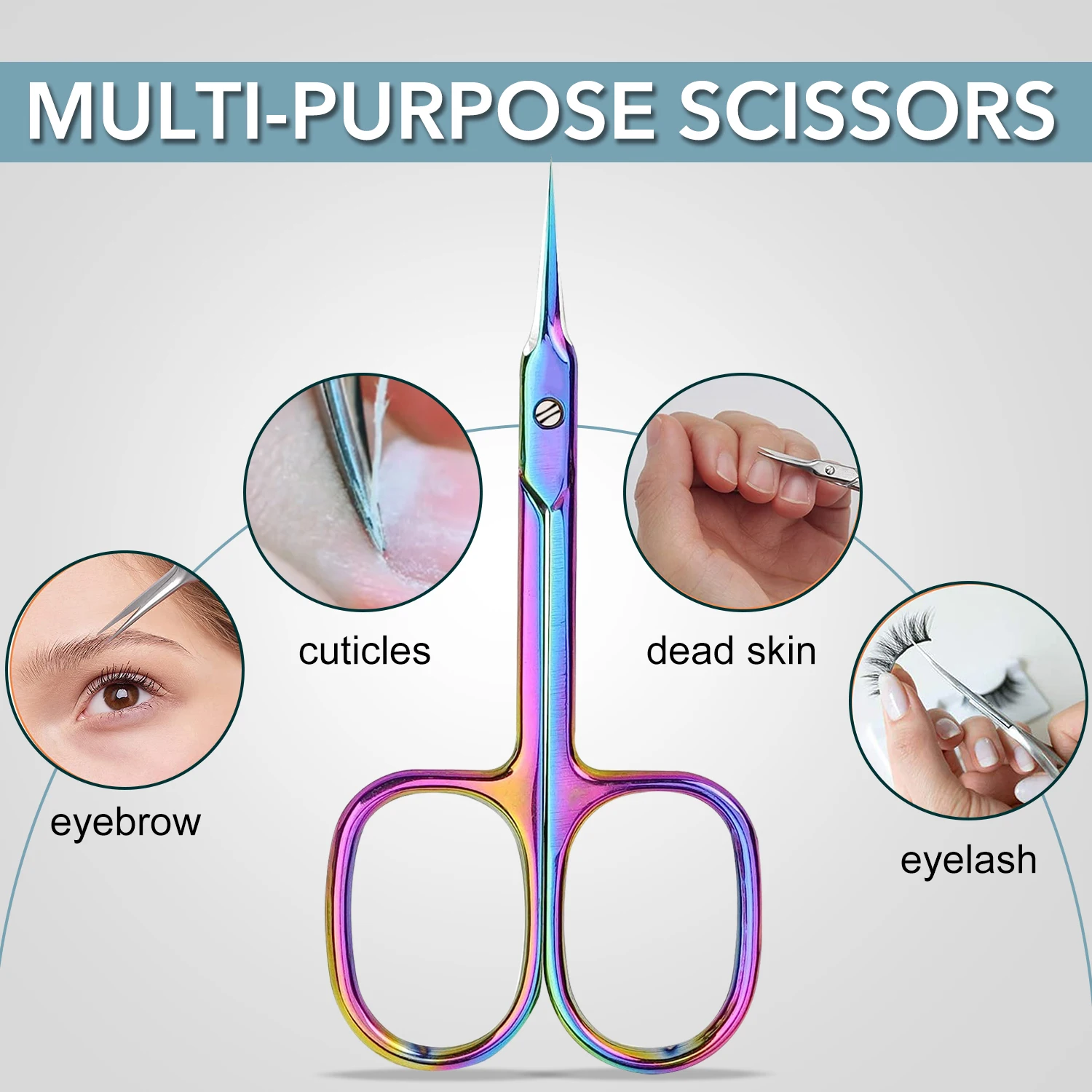 Nail Extension Form - Russian Manicure Scissors Cuticle Regrowth Cut