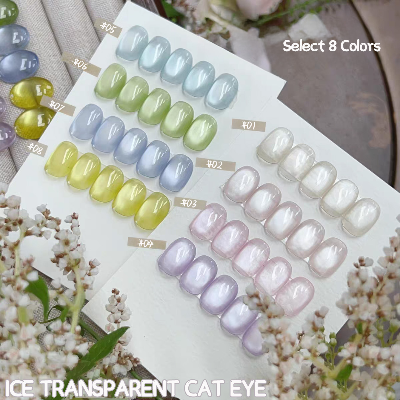 1pcs TC Cloud Forest Pink Cat  - đánh giá và giá Nail Art Cat Eye Pink