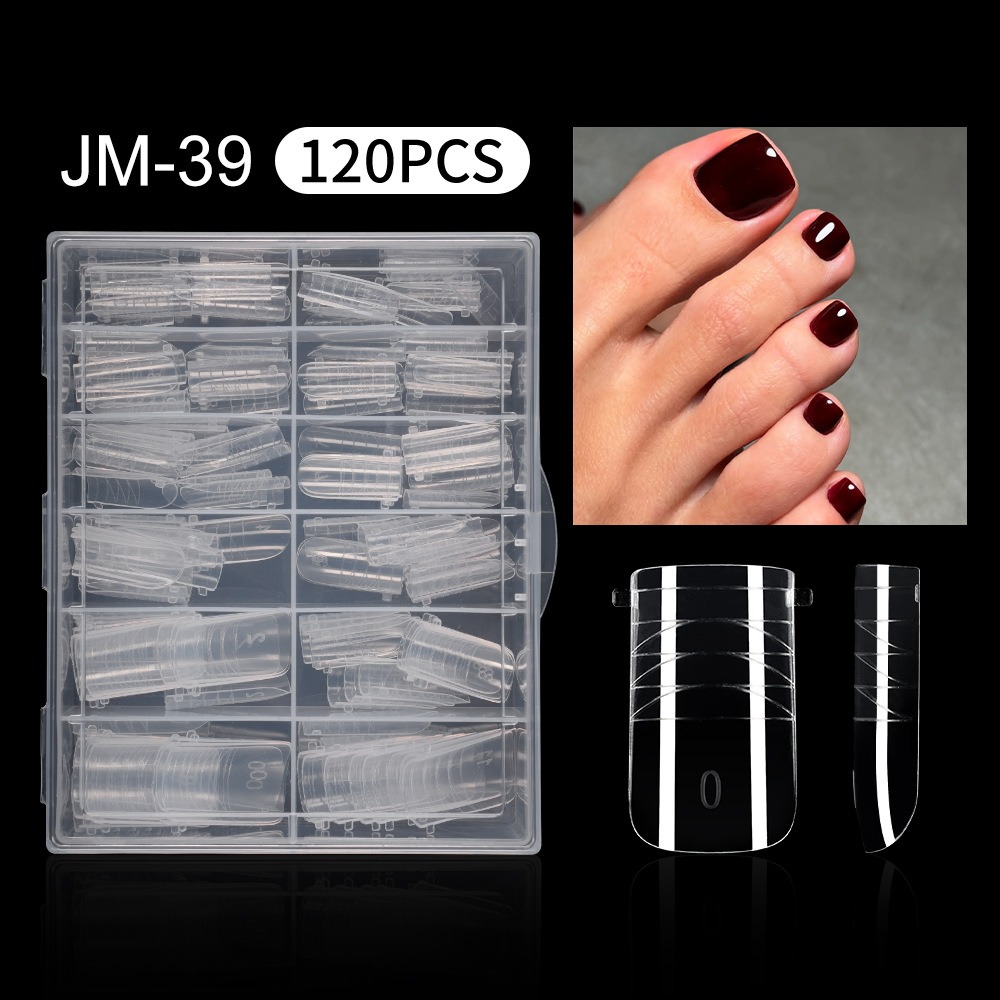 120pcs New Dual Forms Toe Nail - đánh giá và giá Nail Extension Form