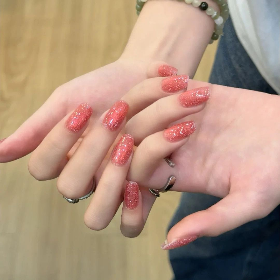 Popularity Whitening Glitter C - đánh giá và giá Nail Art Cat Eye Pink