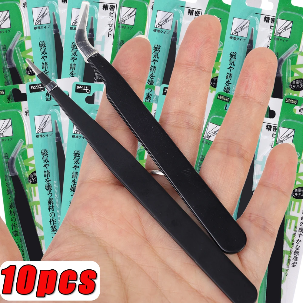 10PCS Curved Tip Eyelash Exten - đánh giá và giá Nail Extension Form