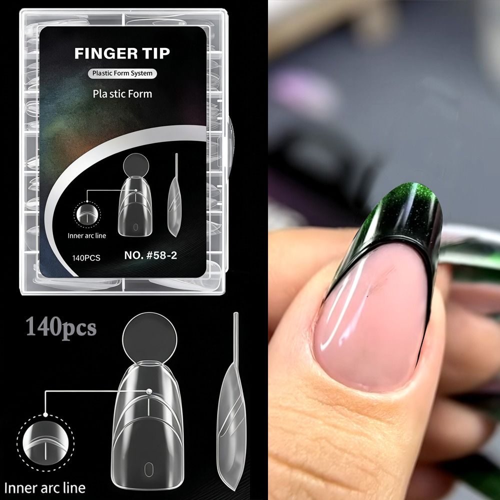 140PCS Matte Surface French Na - đánh giá và giá Nail Extension Form