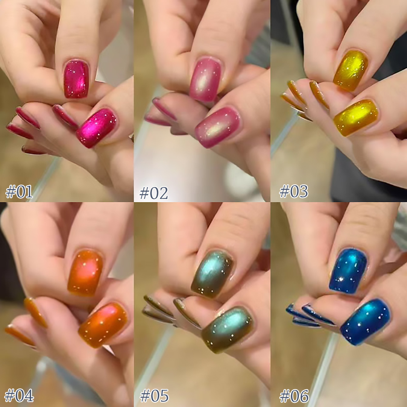 WS 1Pcs 2026 New Strawberry Gu - đánh giá và giá Nail Art Cat Eye Pink