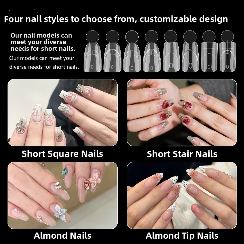 140PCS Matte Surface French Na - đánh giá và giá Nail Extension Form