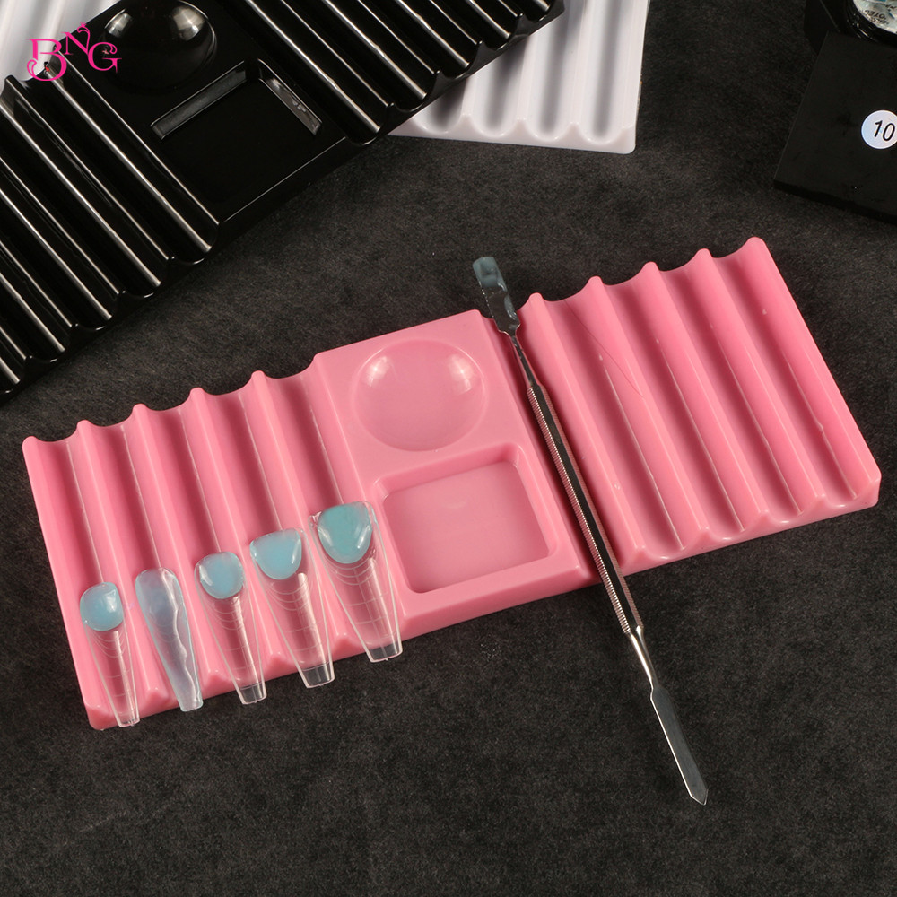 BNG Dual Form Holder Plastic P - đánh giá và giá Nail Art Ombre