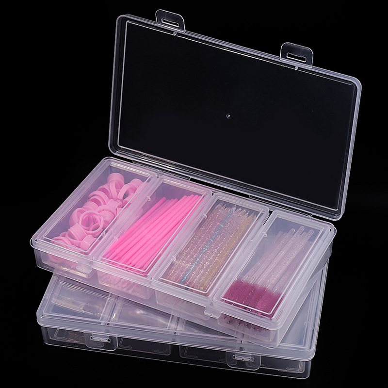 4 Grid Independent Storage Box - đánh giá và giá Nail Art Ombre