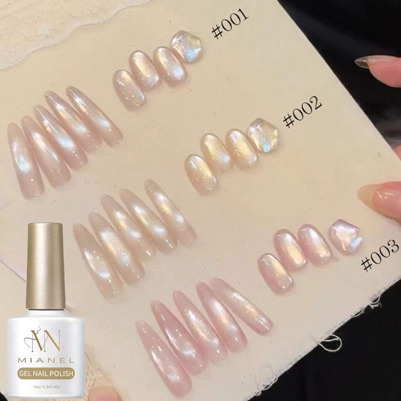 10ML 1-3PCS Snow White 2026 Ne - đánh giá và giá Nail Art Pink Cat Eye