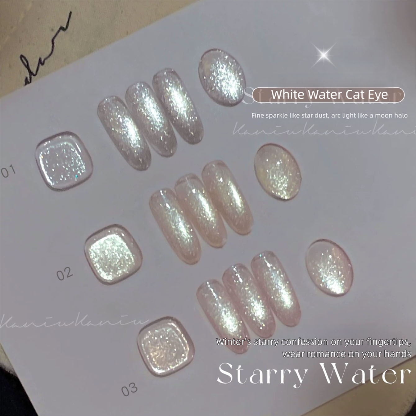 10ML 1-3PCS Snow White 2026 Ne - đánh giá và giá Nail Art Pink Cat Eye