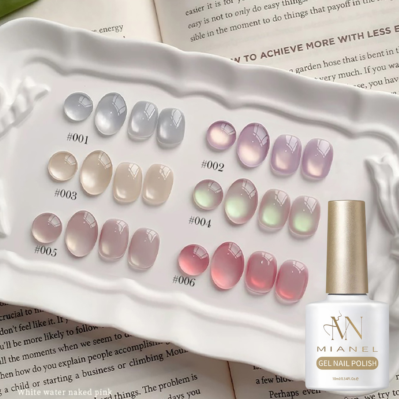 MIANEL 10ML Candy Glass Bead C - đánh giá và giá Nail Art Cat Eye Pink