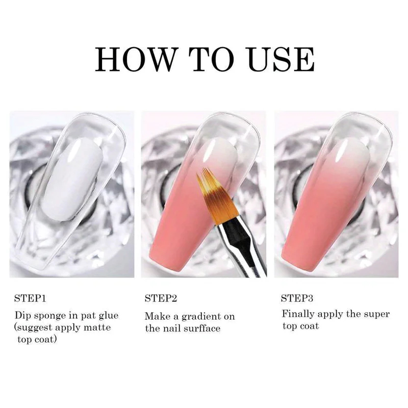 3-18Pcs Nail Art Brush Lace Om - đánh giá và giá Nail Art Ombre