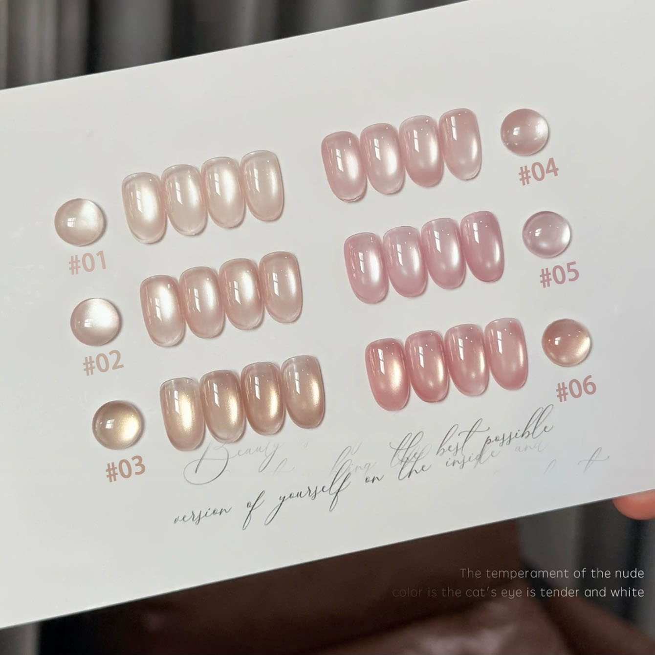 MIANEL 10ML Lover Pink Series  - đánh giá và giá Nail Art Cat Eye Pink