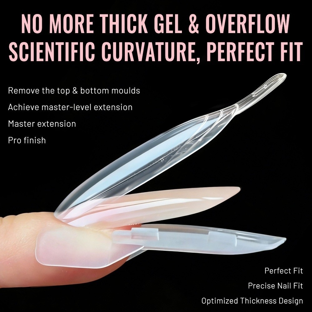 120pcs Rocket Shape Sandwich D - đánh giá và giá Nail Extension Form