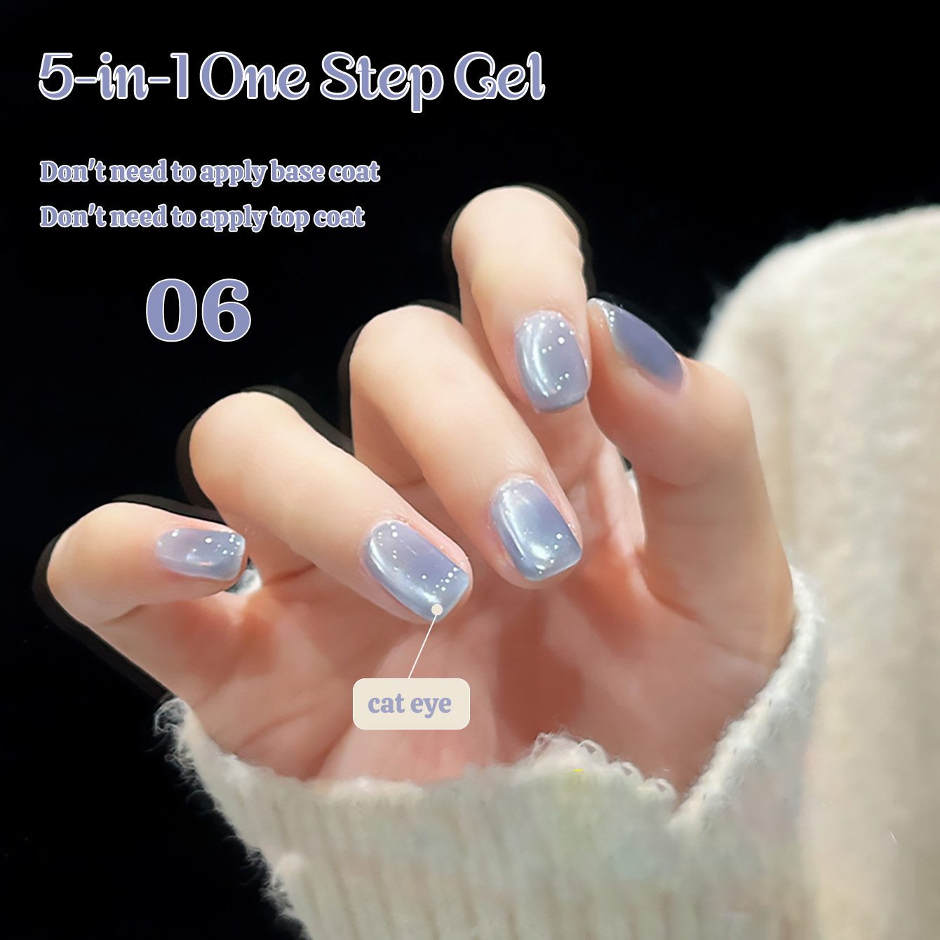 1pcs TC New 5-in-1 One-Step Ge - đánh giá và giá Nail Art Cat Eye Pink