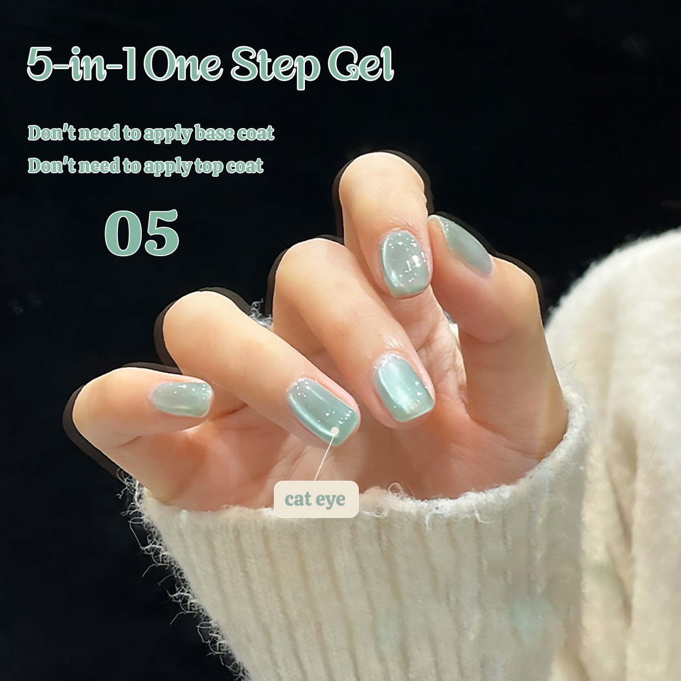 1pcs TC New 5-in-1 One-Step Ge - đánh giá và giá Nail Art Cat Eye Pink