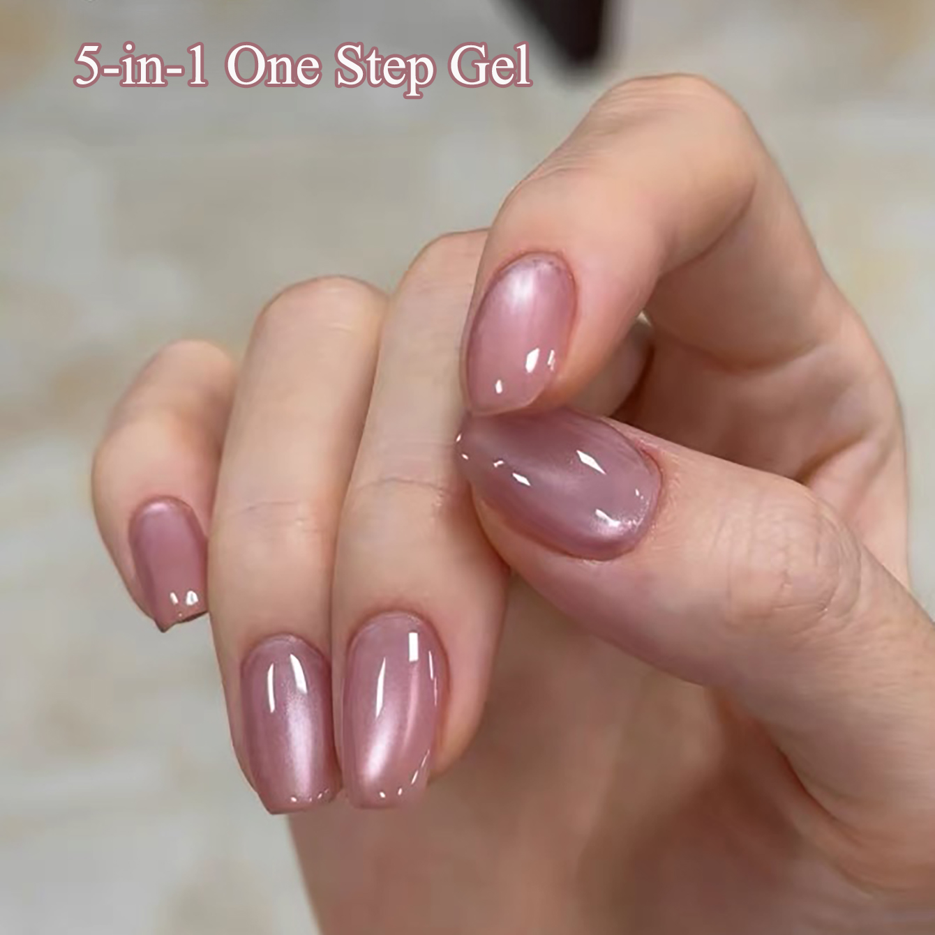 SHAKA 1pcs Summer Flash Hibisc - đánh giá và giá Nail Art Cat Eye Pink