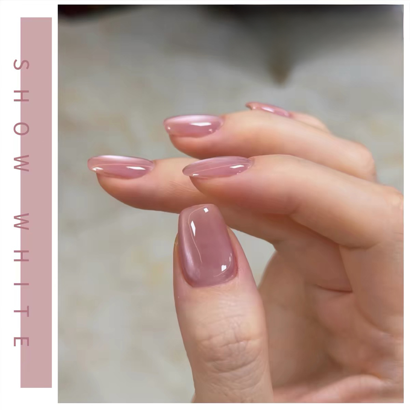 SHAKA 1pcs Summer Flash Hibisc - đánh giá và giá Nail Art Cat Eye Pink