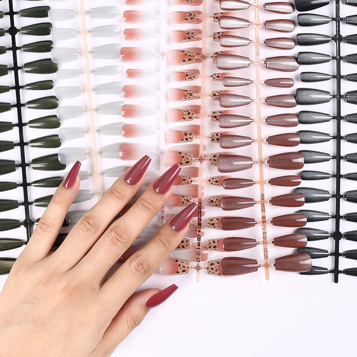 30Pcs Oval Short Pink Press on - đánh giá và giá Nail Art Ombre