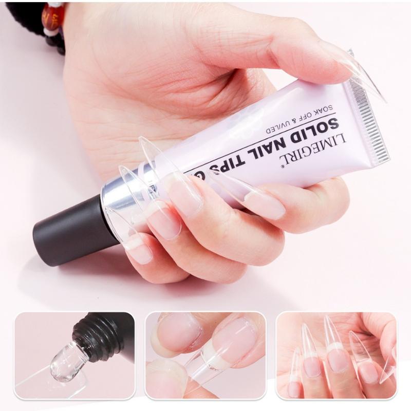 30g Soft Transparent Nail Tips - đánh giá và giá Nail Art Ombre